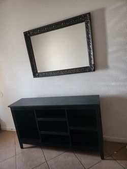 Mirror &bookcase shelf