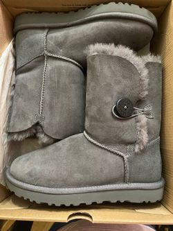 UGG Bailey Button Boots Gray