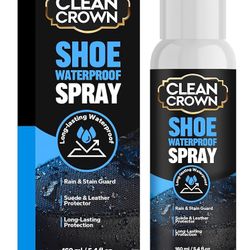 Shoes Protector Spray (5.4 Fl Oz), Suede & Leather Protector Spray, Waterproofing & Stain Guard for Shoes, Boots, Bags & Upholstery, Long-Lasting Wate