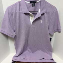 Us Polo Assn. Children’s Purple Collared Shirt Size Xl.