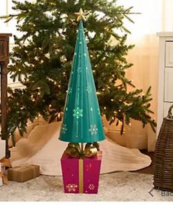 Kringle Express 38" Oversize Lit Decorative Tree with Presents
