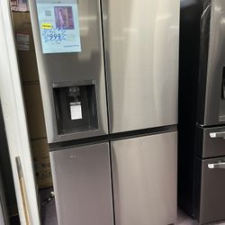 LG Open Box 36” Side By Side Refrigerator Free Delivery With 1 Year Warranty 