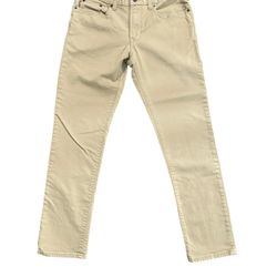 Banana Republic Men’s Travel Slim Fit Khaki  Color Pants Size 31x32 Inseam 30