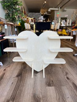 Portable Wooden Display Stand for Vendor Booths and Craft Markets