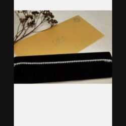 New 6.5 ct Moissanite Tennis Bracelet 14k White Gold Sterling Silver 3mm