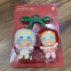 POP MART CRY BABY CRYING FOR LOVE VINYL HANGING CARD DOLL PENDANT SERIES 
