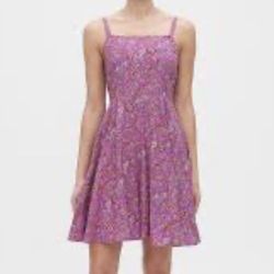 Gap Floral Cami Fit And Flare Sundress Women’s Sz XS 