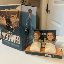 Sharks : NHL - Sleepover Bobble Head (Celebrini #71 Smith #2)
