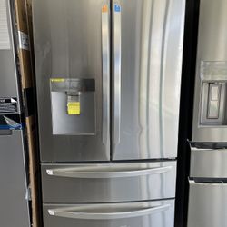 LG 4 Door Refrigerator With Water And Ice Maker