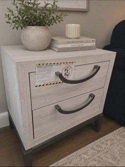 New Oversized Nightstand beige