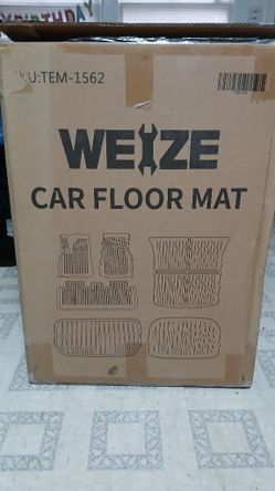 Weize All-Weather TPE Floor Mats & Cargo Liners for 2021-24 Tesla Model Y 6-Seat