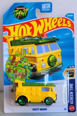 Hot Wheels Screen Time Party Wagon Teenage Mutant Ninja Turtles