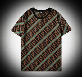 Brand New Original Gorgeous Monogram Fendi SS 21 FF Pattern Printed T-shirt