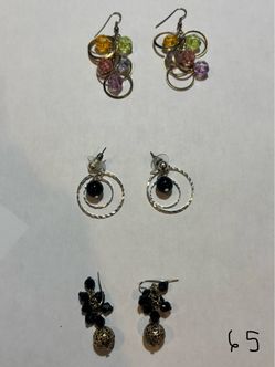 Women’s Earrings (3 Pairs)