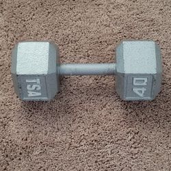 40lb Dumbbell.