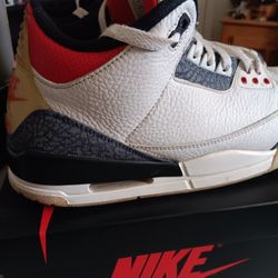 Air Jordan Red And White Size 10.5 🔥