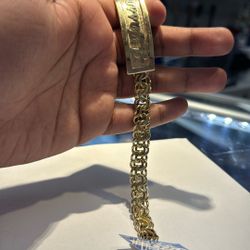 10k Chino Link ID Bracelet 63.4 Grams 