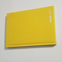 Yellow personal diary/agenda