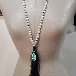 Pearl Tassel Necklace 