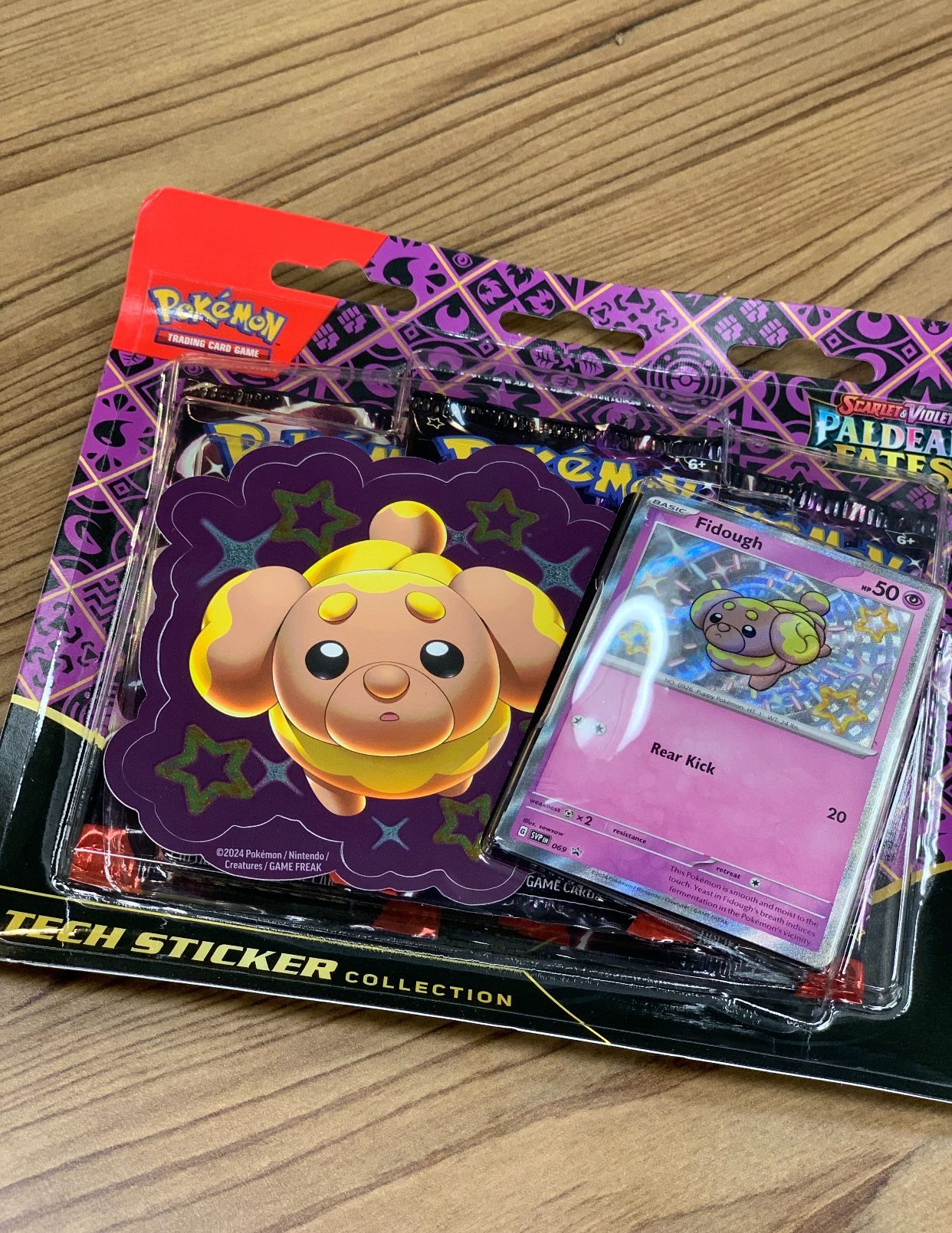 pokémon tcg paldean fates tech sticker collection