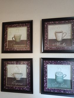 All 4 Coffee Pictures For 20$
