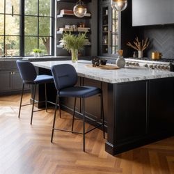 Plat Blue Counter Stool (Set of 2)
