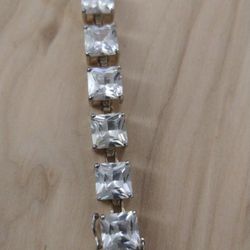 Crystal 925 Sliver Bracelet 