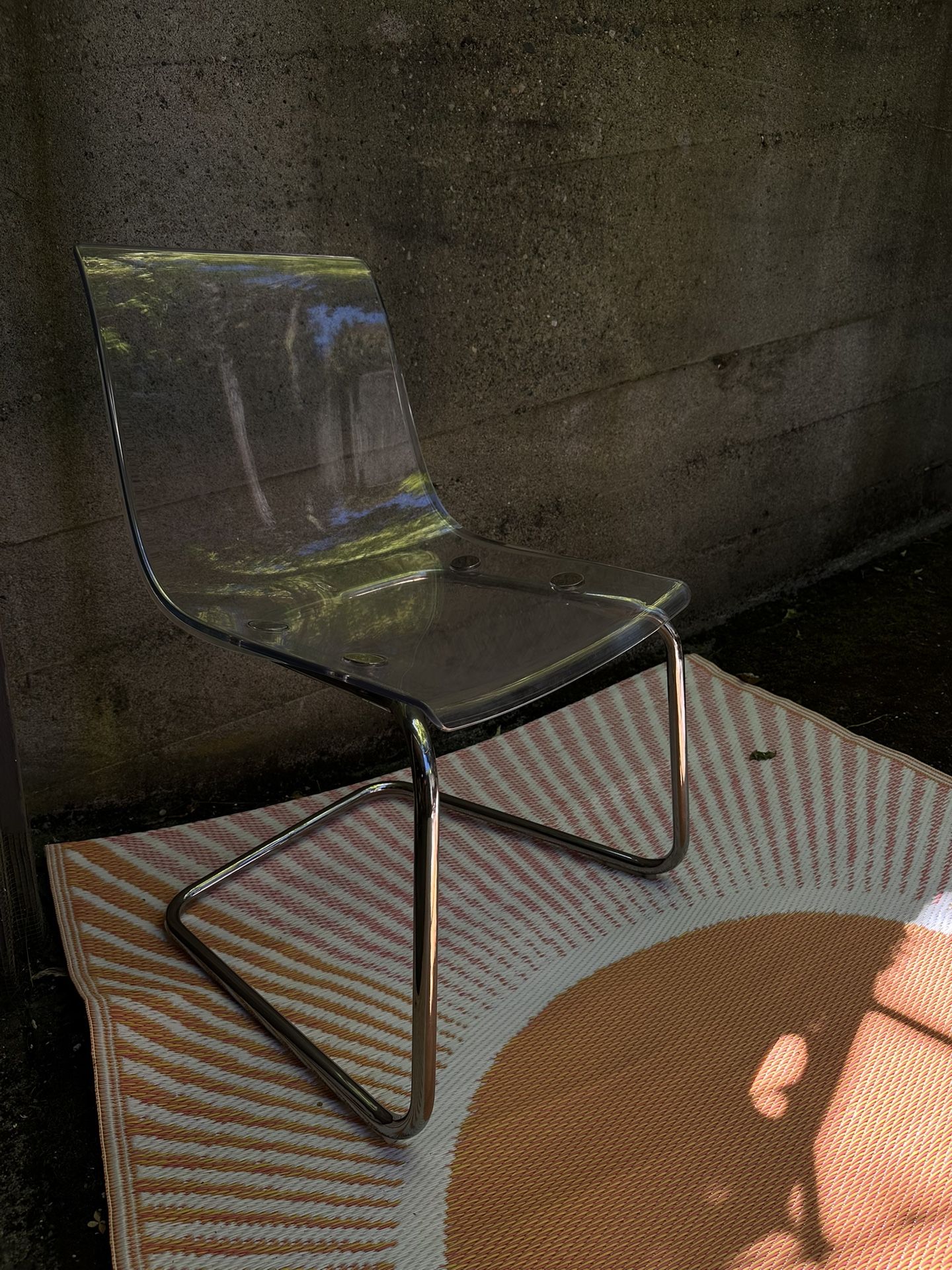 Ikea clear tobias chair