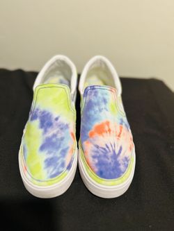 Nike Women's Court Legacy Print 'Tie-Dye' Slip-On Sneakers CZ1752-900 Size 7.5