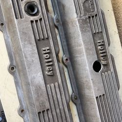 Small Block Valve Covers Olds Mobile Holley  (RARE) 