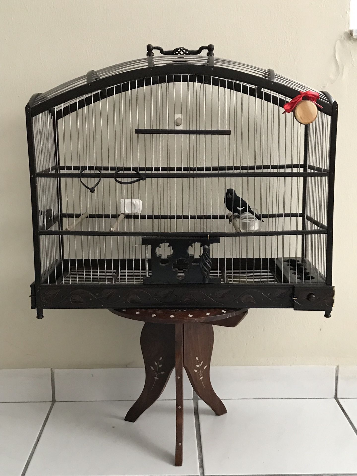Jaulas de madera para Negrito de Cuba Bullfinch
