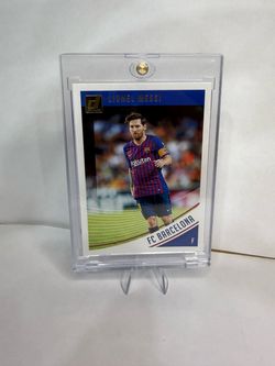 Lionel Messi Donruss FC Barcelona Trading Card