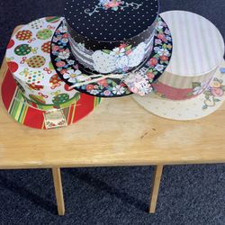 Vintage Hat Shaped Boxes