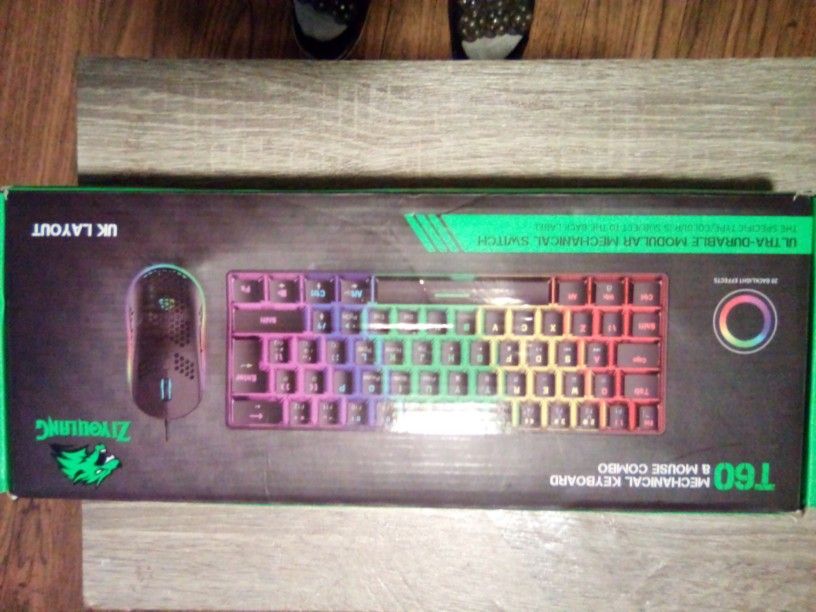 ZIYOULANG T60 MECHANICAL KEYBOARD & MOUSE COMBO