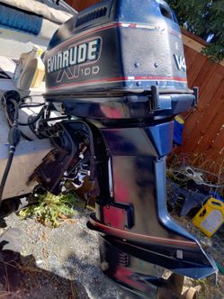 1991 Evinrude xp 100hp runs great power trim.