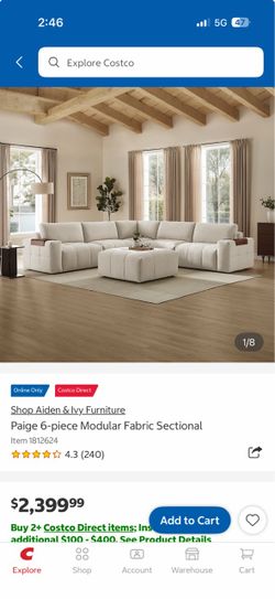 6 Piece Sectional