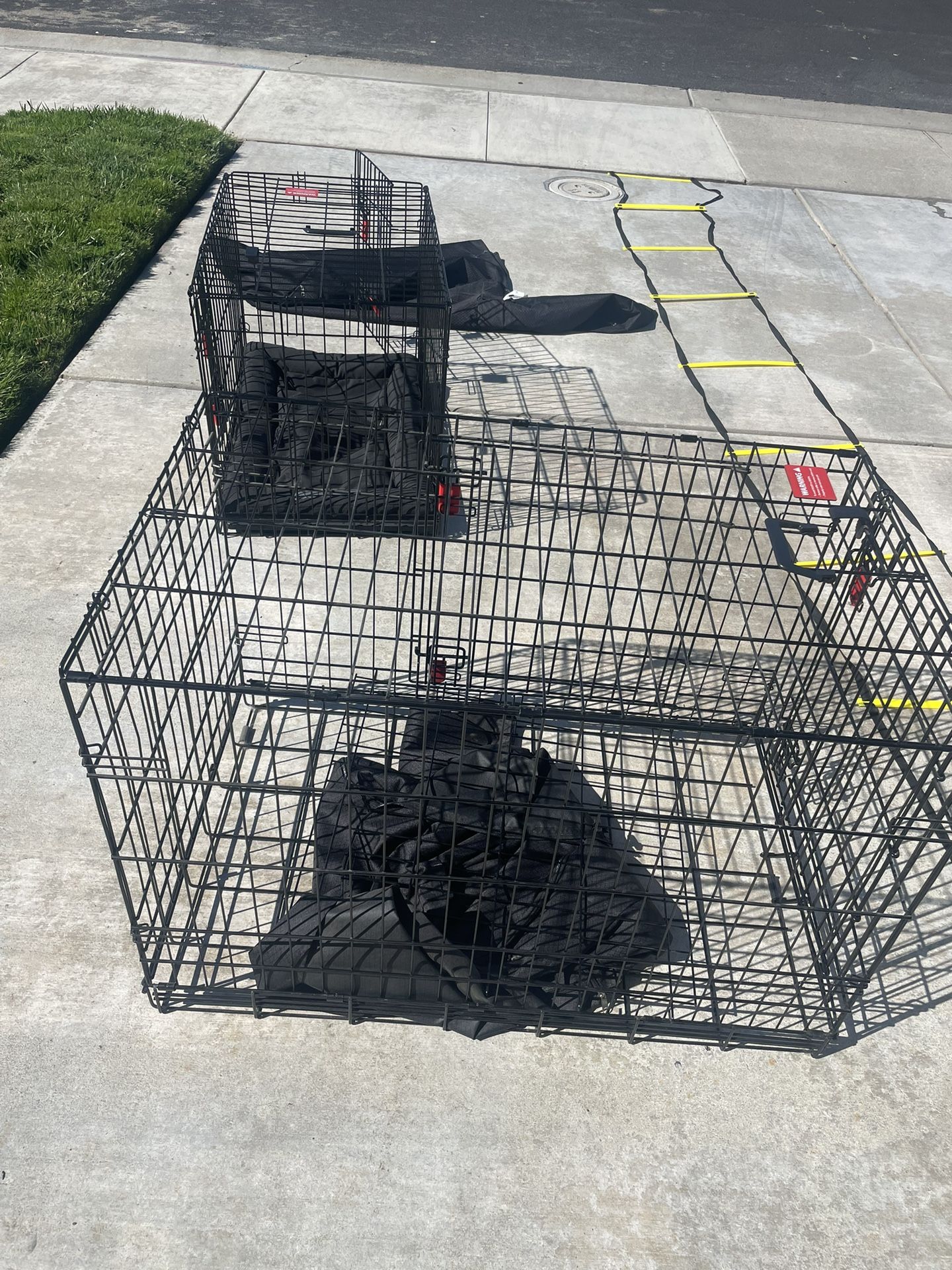 Dog Cages With Covers Excellent Shape