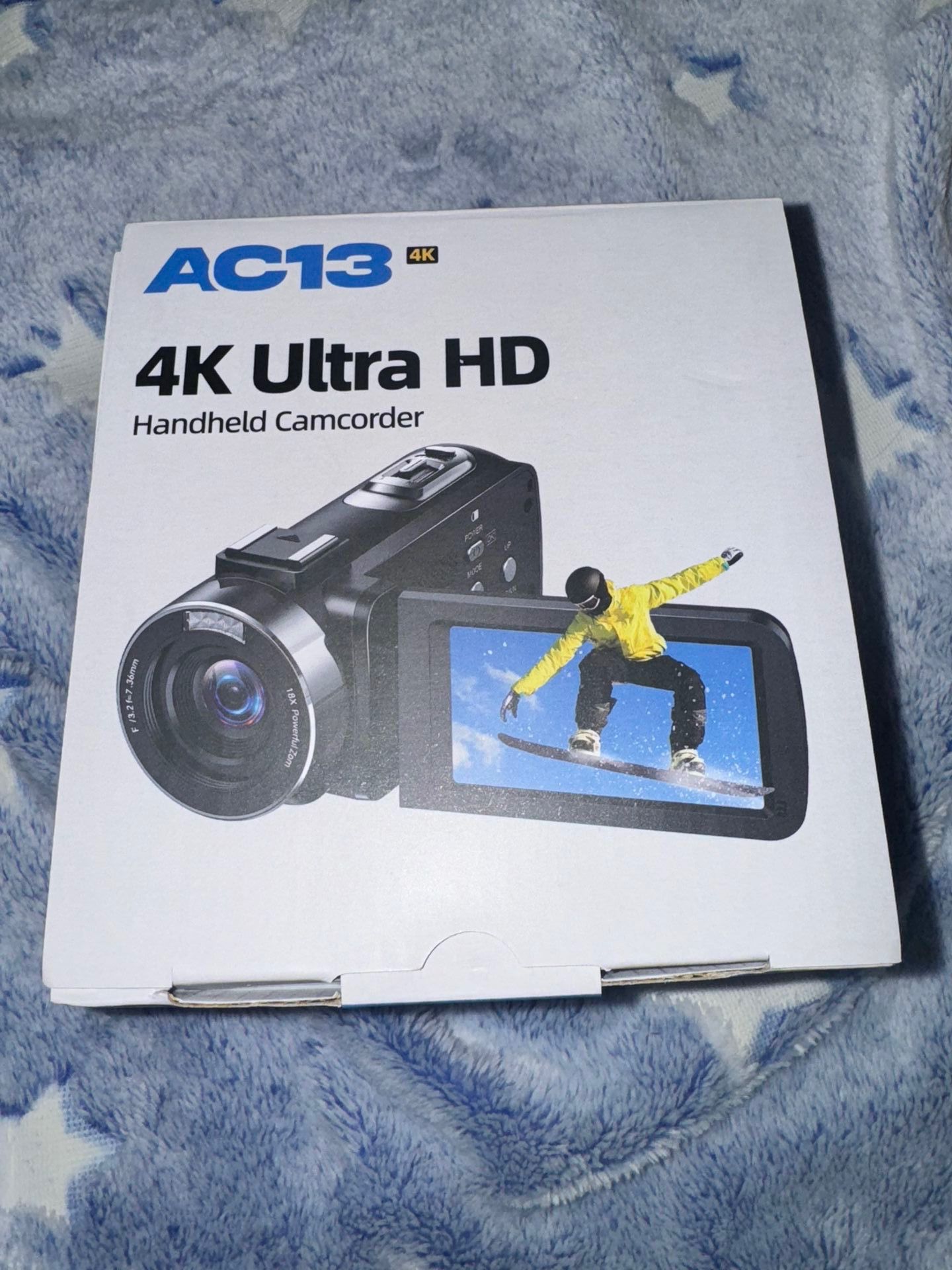 4k ultra hd handheld camcorder