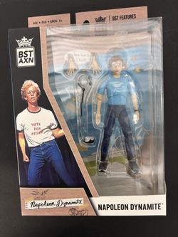 The Loyal Subjects BST AXN: Napoleon Dynamite Articulated Figure - Blue Shirt