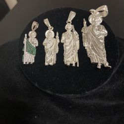 San Judas Pendants Silver