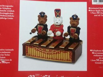 Mr Christmas Bandstand Bears, New In Original Box