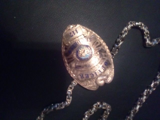 Gold Steel San Francisco Officer Badge