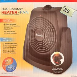 Space Heater +Fan( CALENTADOR y VENTILADOR)