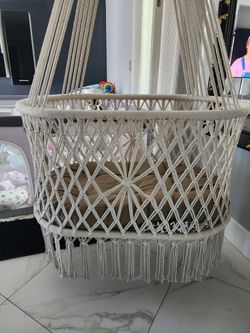 Macrame Hanging Bassinet