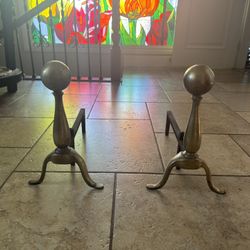 Brass Andirons