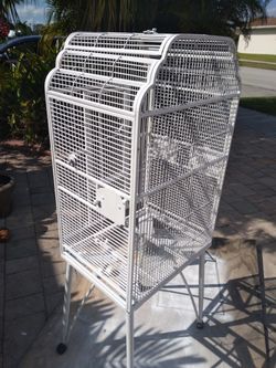 Bird Cage On Wheels