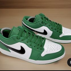 Men’s Nike Air Jordan 1 Low Pine Green 9.5