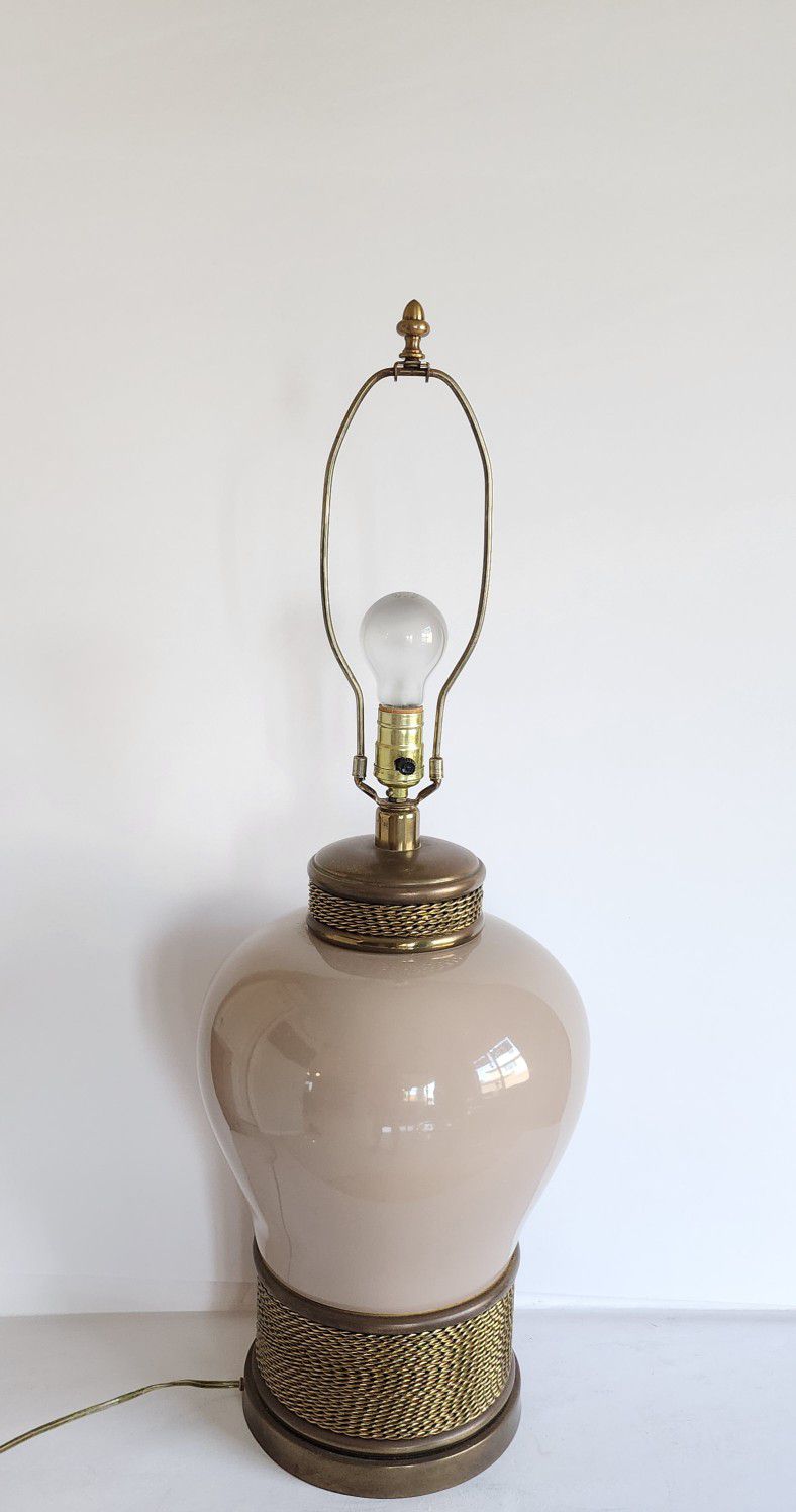 Vintage Frederick Cooper Brass Lamp