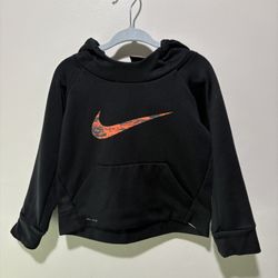 Nike Hoodie Dri-Fit Toddler BOYS 24M black & Orange