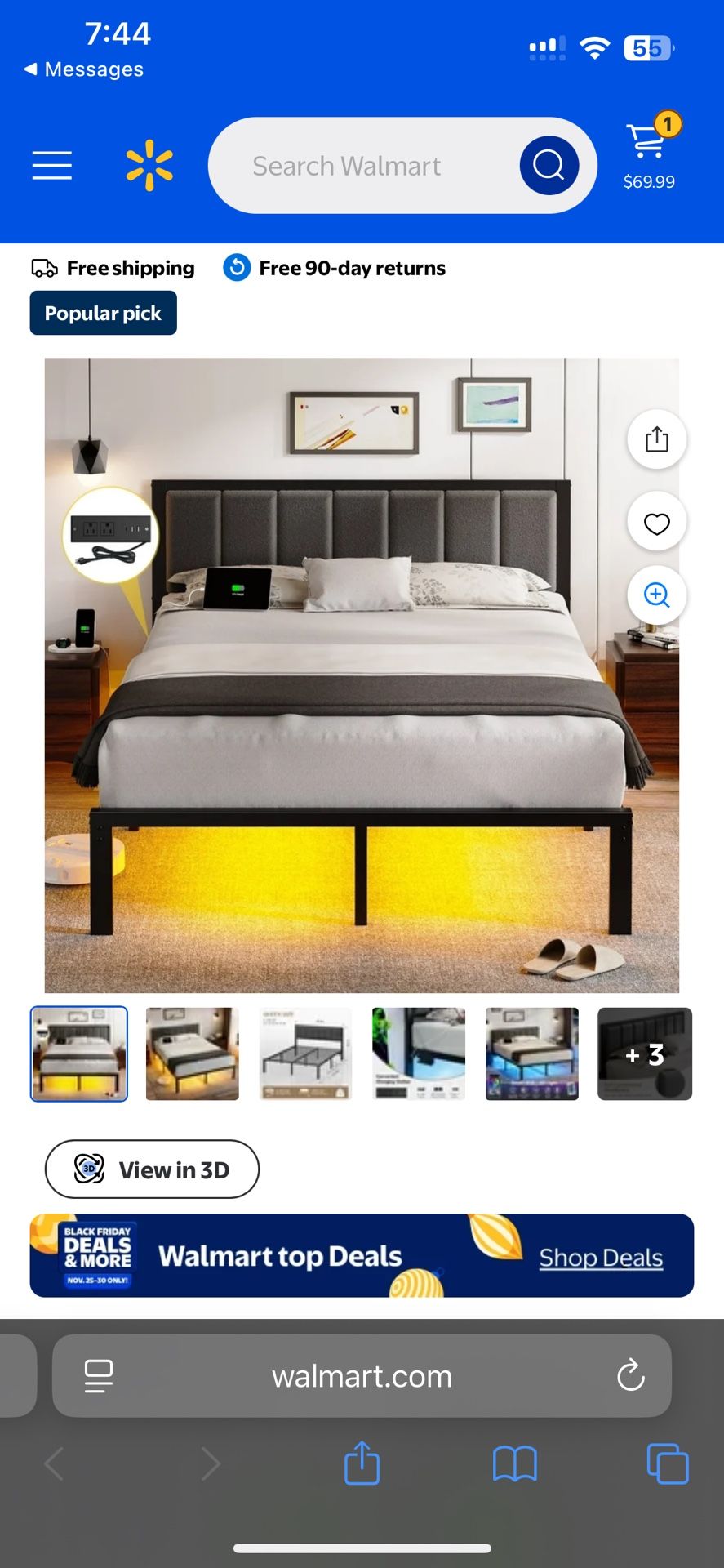 Queen Bed Frame Only